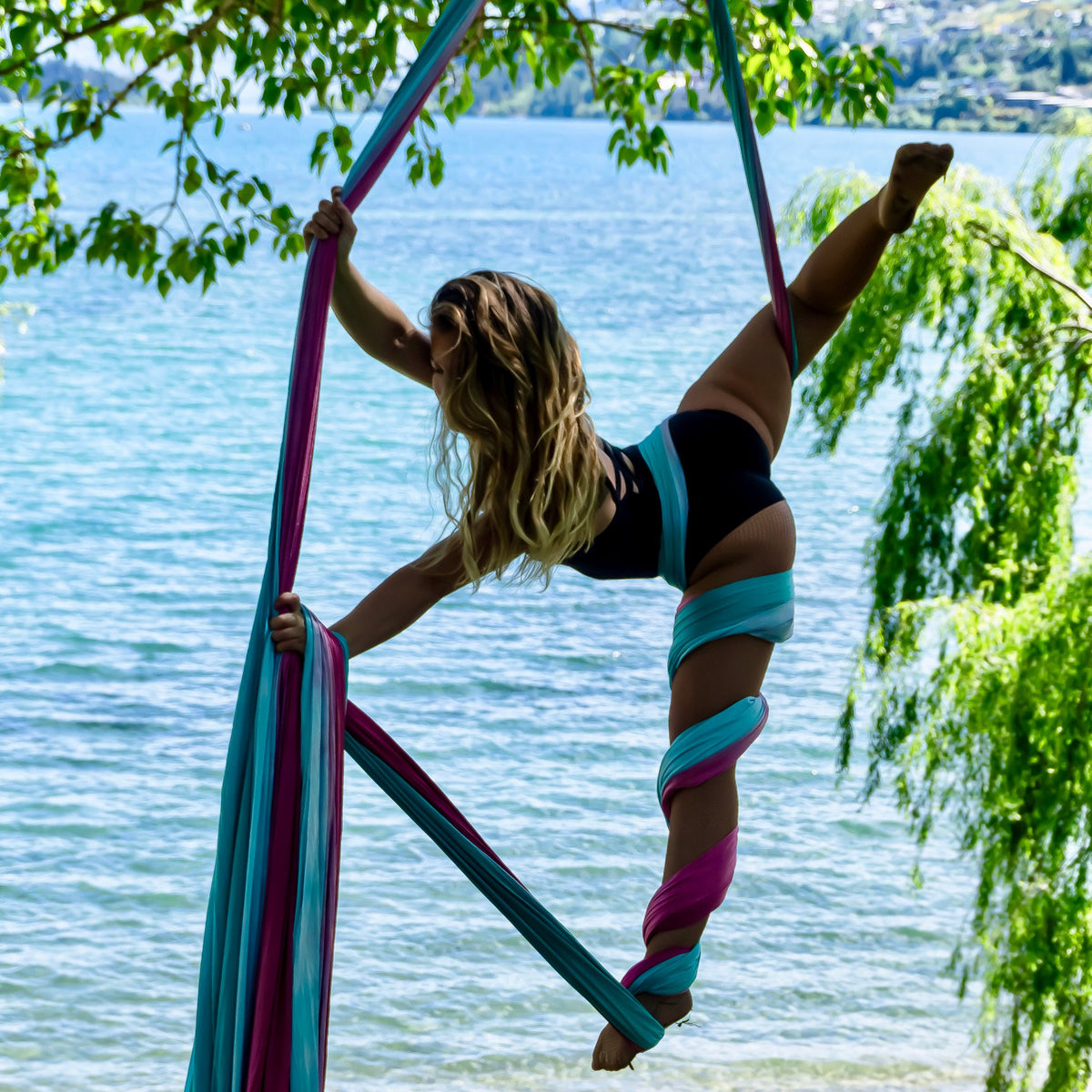 Hand Dyed And Ombre Aerial Fabric Silks Slings And Yoga Hammock – Aerial